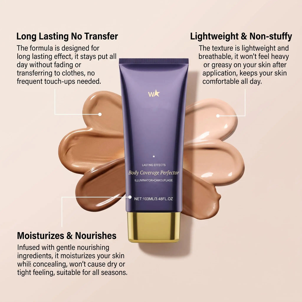 103ml. Full Body Concealer Foundation Full Coverage - Zenflow Active