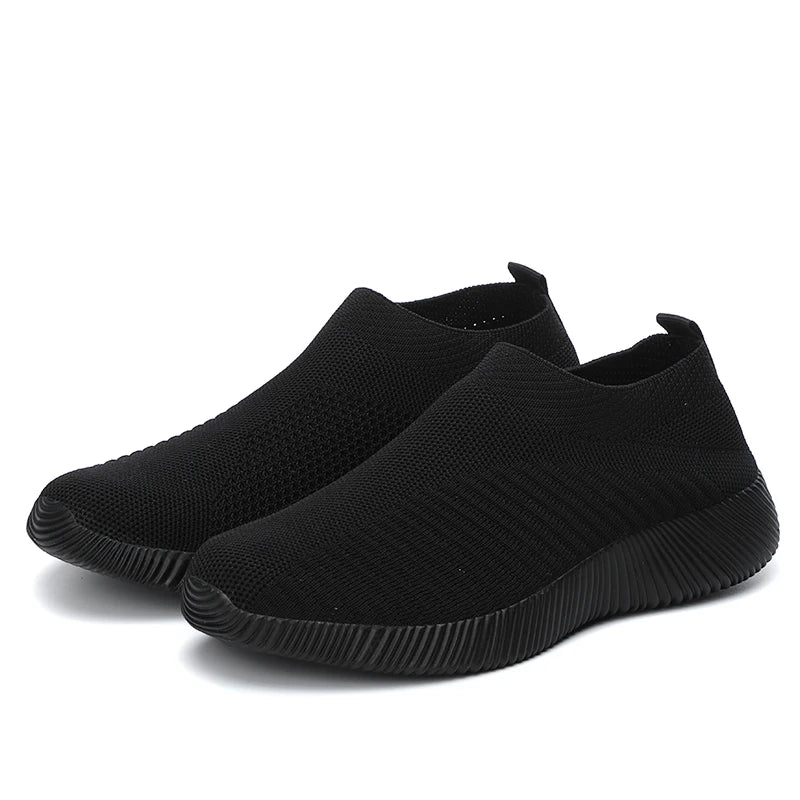 Women's Mesh Slip-On Sneakers — Lightweight, Breathable, EVA Sole, Casual & Sport - Zenflow Active