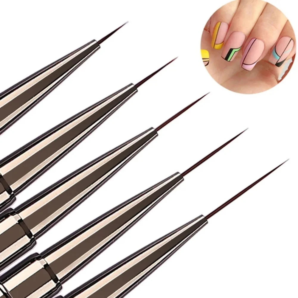 Nail Art Liner Brushes – Striping, Line & Detail Painting | Professional Manicure Tool - Zenflow Active