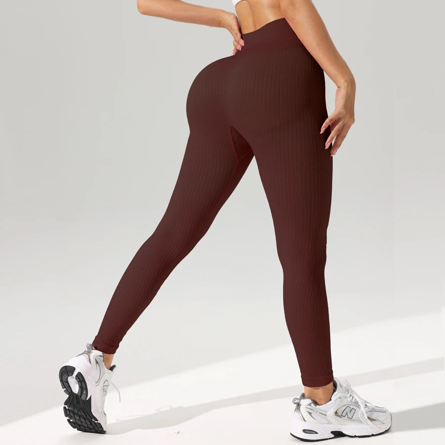 Women Sports Leggings Seamless Yoga Pants w/Tummy Control Sportswear Woman Gym Leggings Women's Trousers Fitness Female Clothing - Zenflow Active
