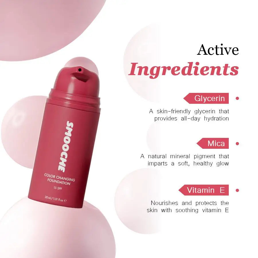 SMOOCHE Adaptive Skin Tone Foundation Liquid Concealer - Zenflow Active