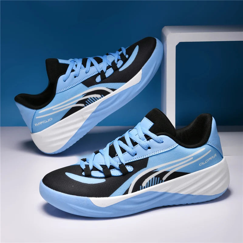 Men's Professional High-Top Basketball Shoes | Breathable Anti-Slip Training & Game Sneakers - Zenflow Active