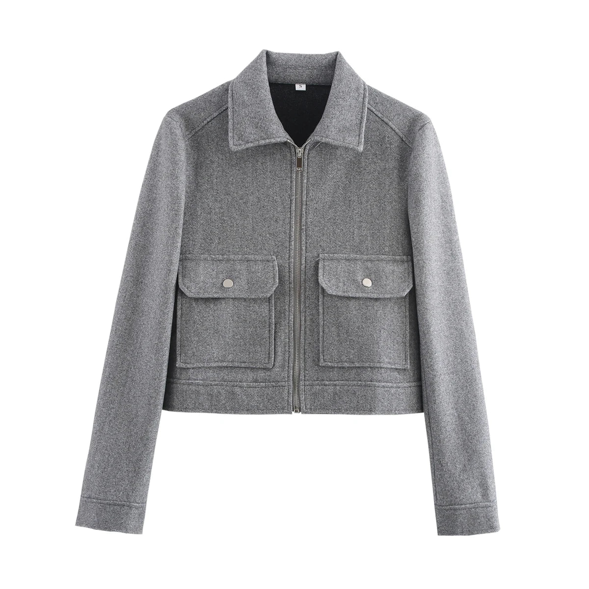 Women’s Loose-Fit Zip-Up Jacket with Pockets Zenflow Active