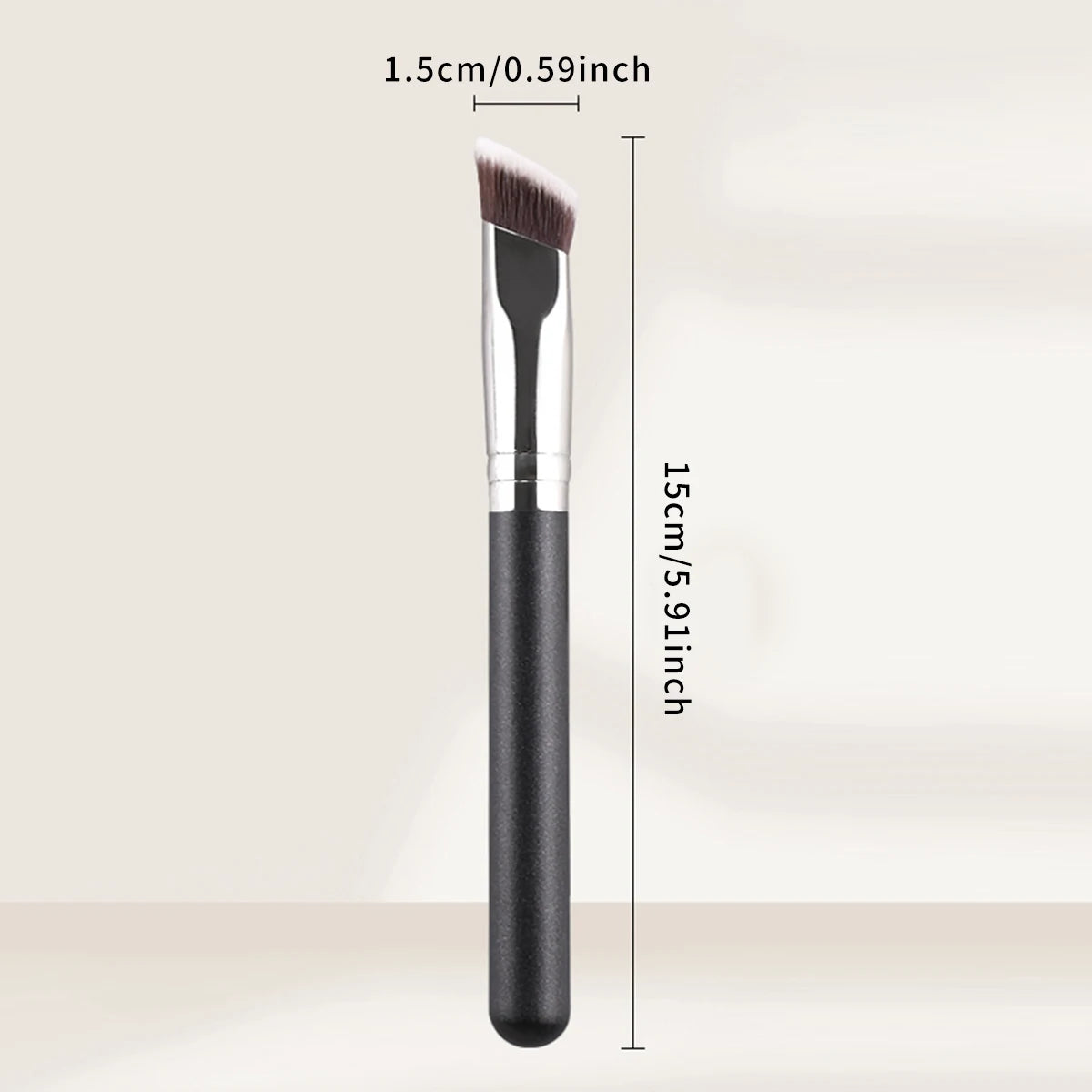 Angled Contour Makeup Brush – Blush, Foundation & Powder Blending - Zenflow Active