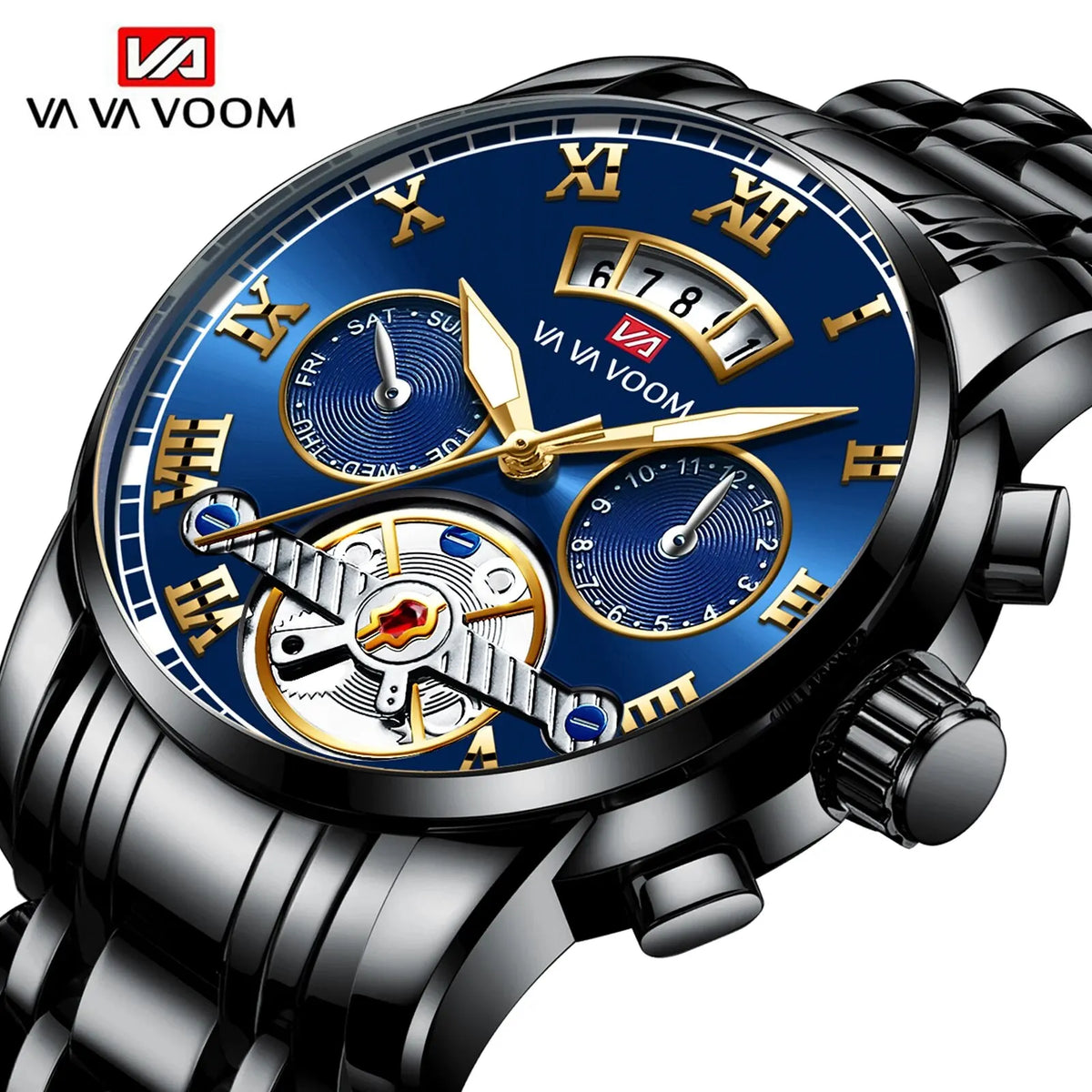 Relogio Masculino Top Brand Men's Luxury Watch Stainless Steel Luminescence Clock - Zenflow Active