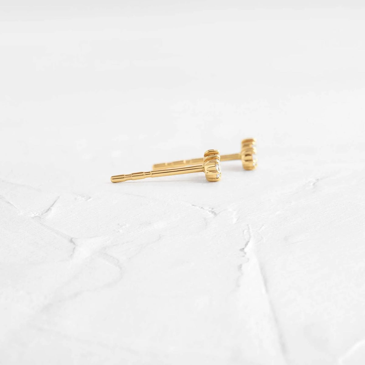 DPLAOPA 925 Sterling Silver Gold Stud Earring Clips Piercing Luxury Pediments Small Fine Jewellery - Zenflow Active