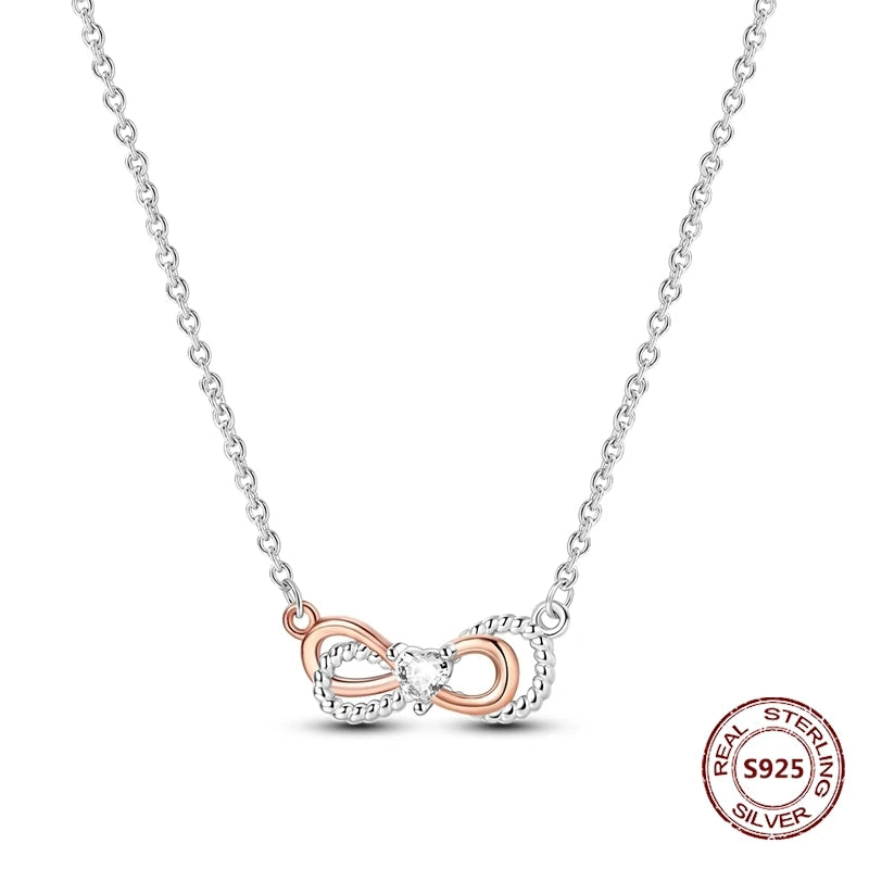 Butterfly Necklace 925 Sterling Silver Original Dragonfly Luminous Firefly Zircon Pendant Chain Link For Women Fine Jewelry Gift - Zenflow Active
