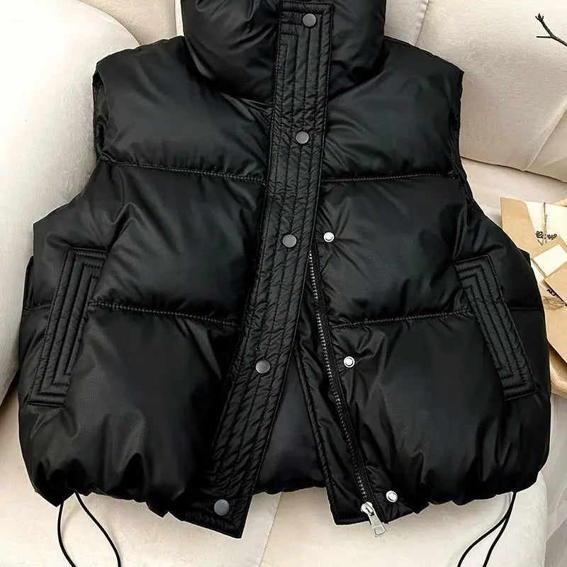 Women's Padded Stand-Collar Vest Zenflow Active