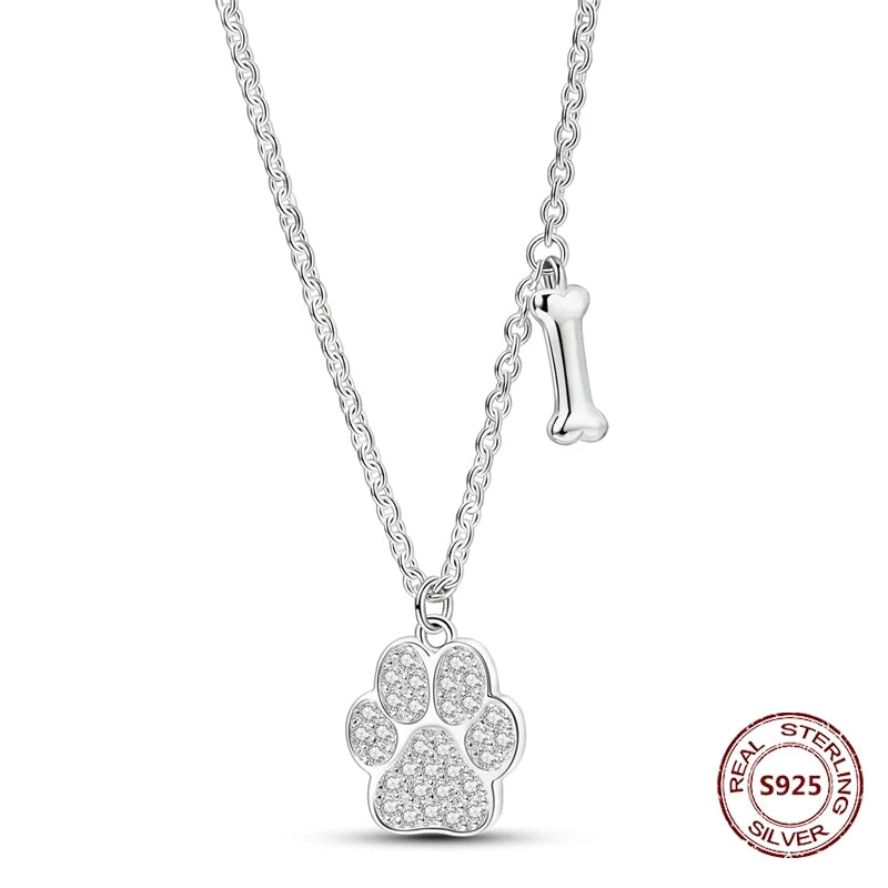Butterfly Necklace 925 Sterling Silver Original Dragonfly Luminous Firefly Zircon Pendant Chain Link For Women Fine Jewelry Gift - Zenflow Active