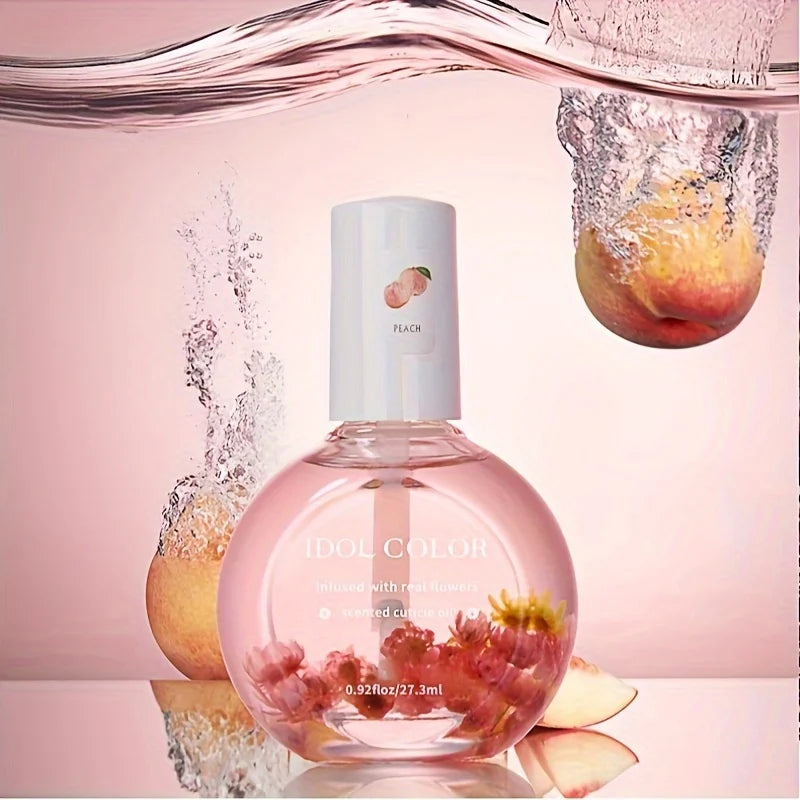 Dried Flower Cuticle Nutrition Oil – Nourishing Nail Treatment with Jojoba, Almond & Avocado | 27ml - Zenflow Active