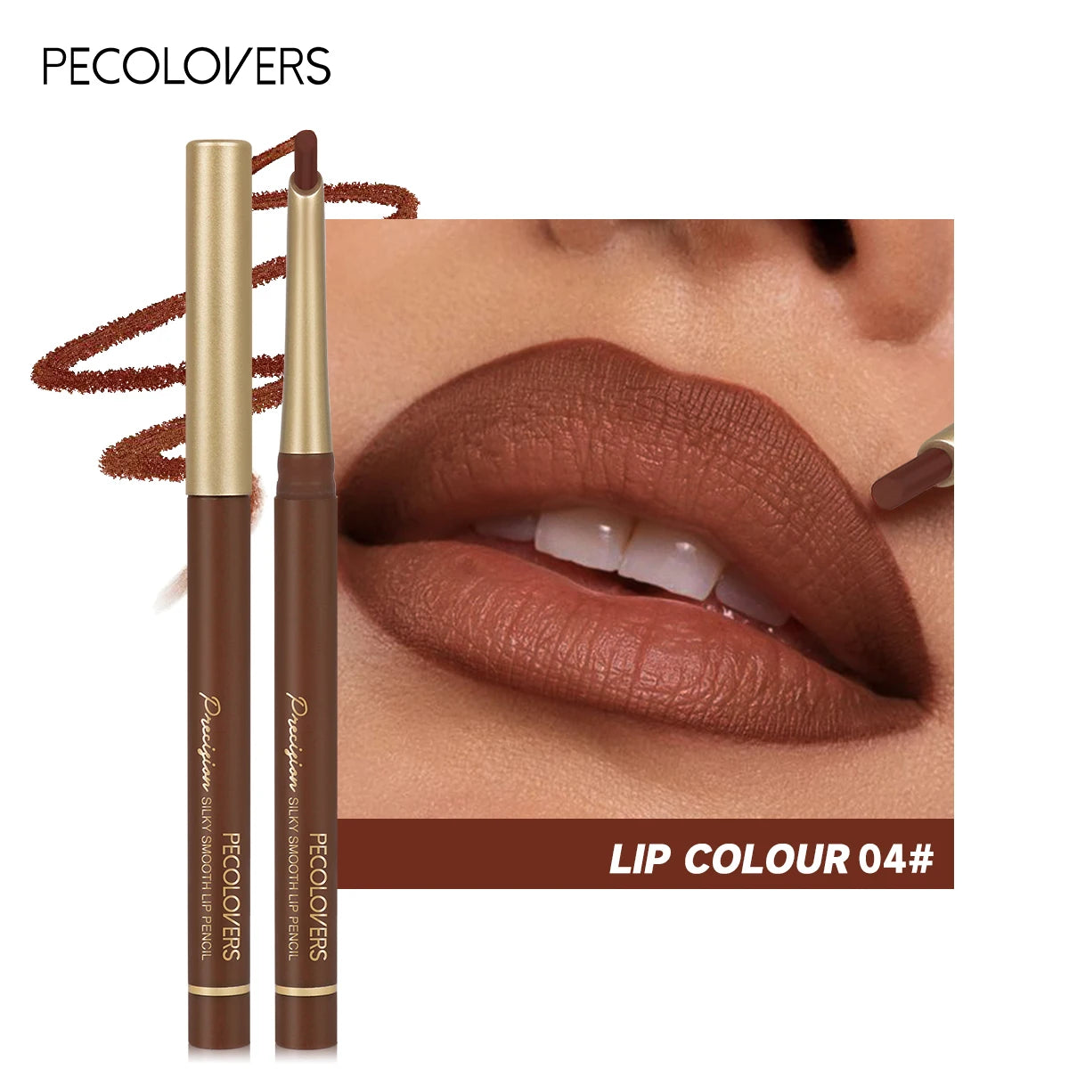 Matte 6-colors Lip Liner Pencil - Zenflow Active