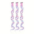 3/5/8/10pcs Set,Hair Extensions for Women 22" Curly Synthetic Hair, Perfect for Christmas Gift & Halloween Parties - Zenflow Active