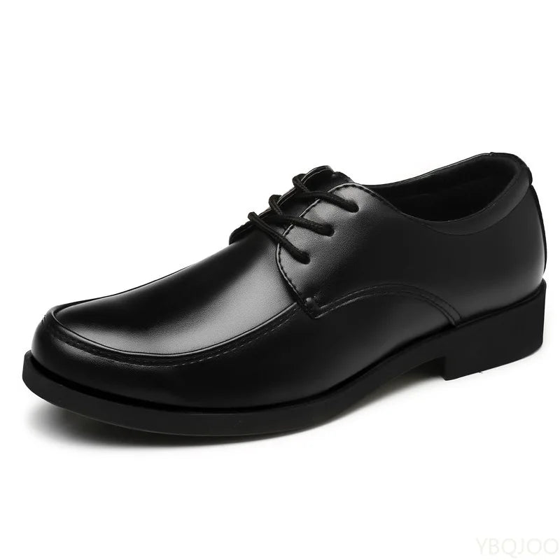 Men's Smart Casual Business Shoes | Height-Increasing Lace-Up Dress Sneakers - Zenflow Active