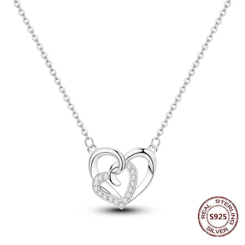 Butterfly Necklace 925 Sterling Silver Original Dragonfly Luminous Firefly Zircon Pendant Chain Link For Women Fine Jewelry Gift - Zenflow Active