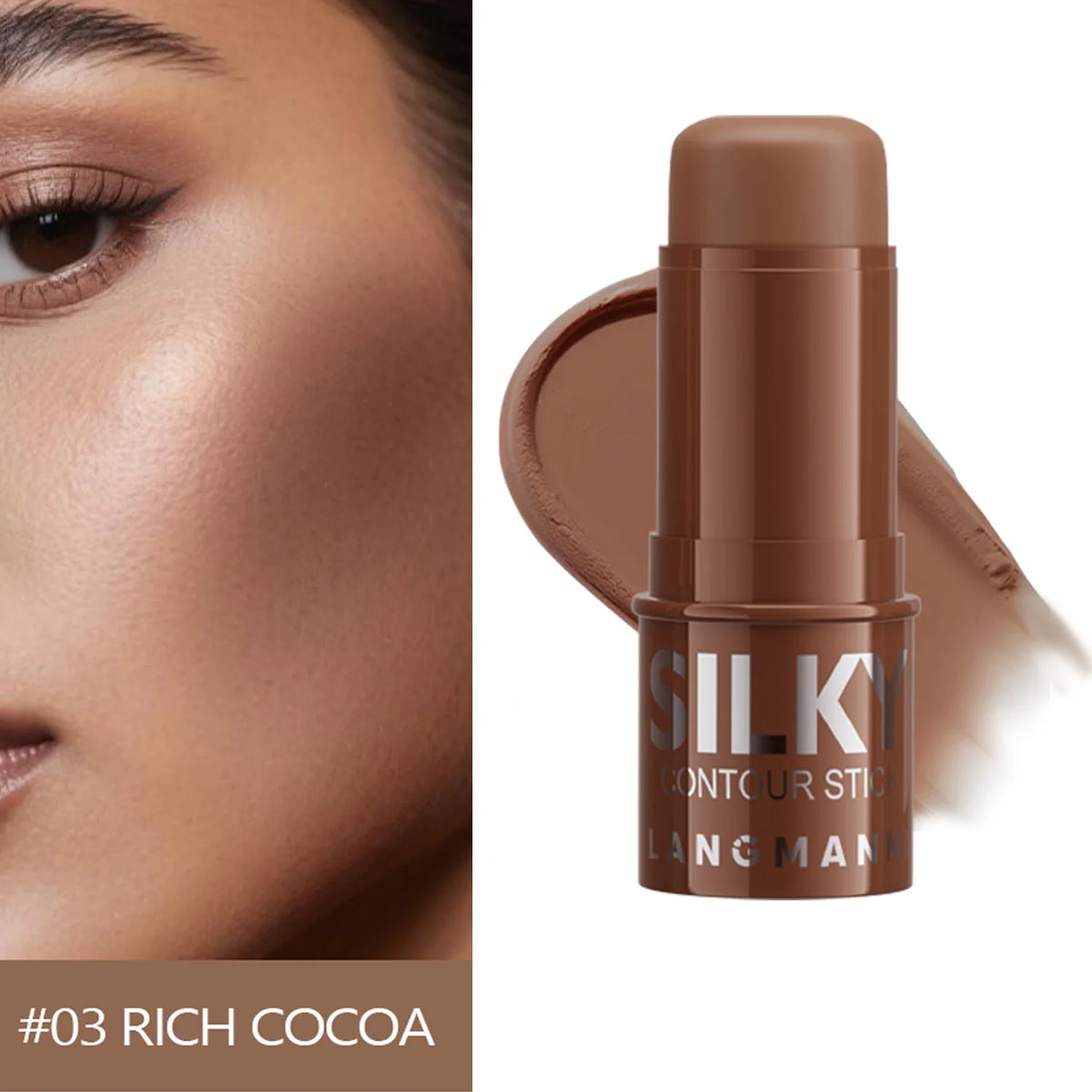 3-in-1 Contour, Bronze & Highlight Stick – Cream Formula - Zenflow Active
