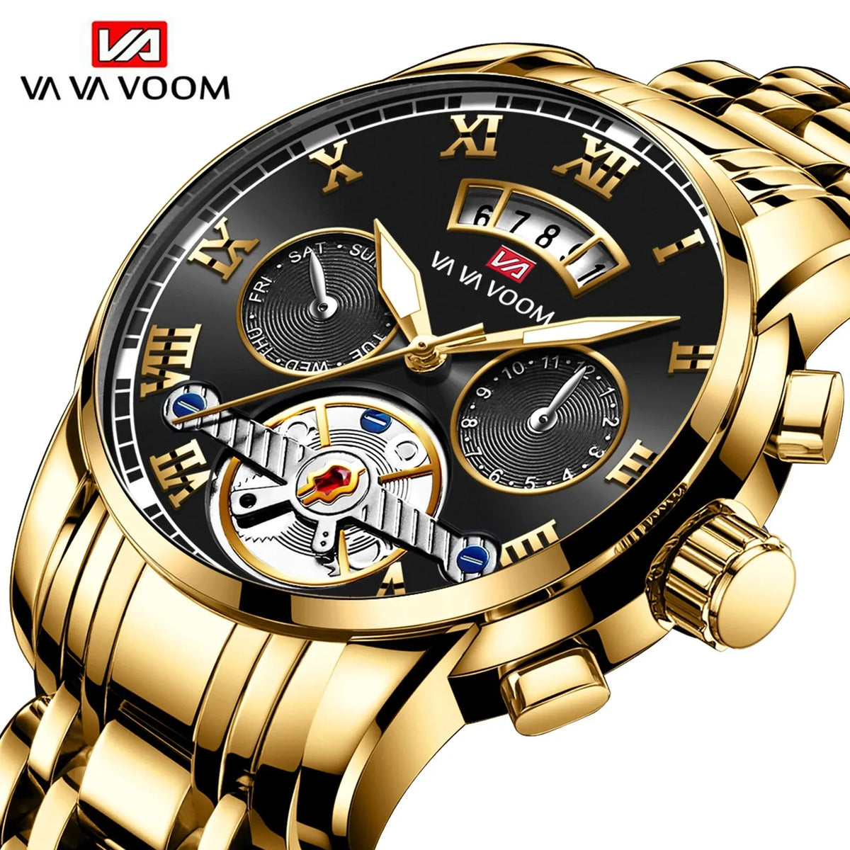 Relogio Masculino Top Brand Men's Luxury Watch Stainless Steel Luminescence Clock - Zenflow Active