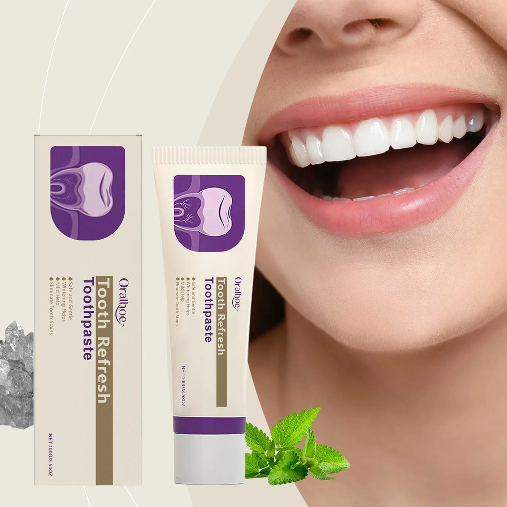 Natural Plant-Based Formula Teeth Whitening Toothpaste - Zenflow Active