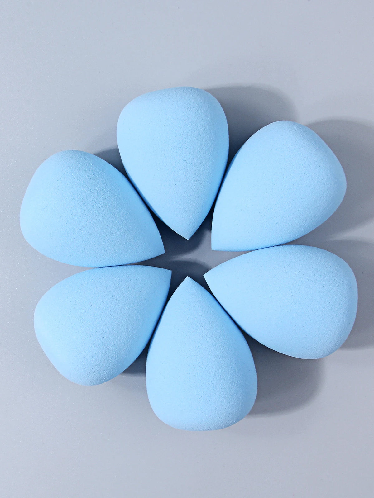 6Pcs Blue Makeup Sponges Super Soft High Resilience Cosmetic Puff Wet And Dry Use - Zenflow Active