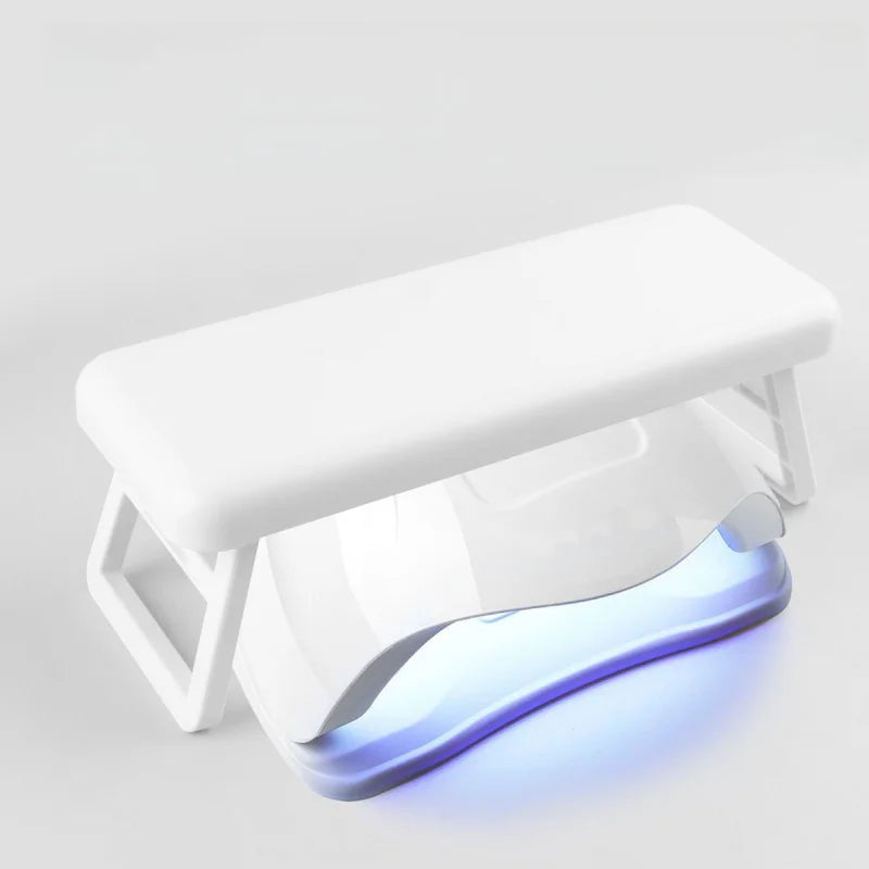 Manicure Nail Pillow with Built-In Lamp Holder – Salon & Home Nail Art Rest - Zenflow Active