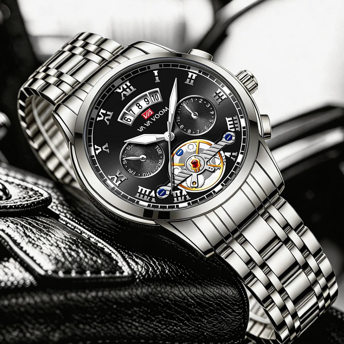 Relogio Masculino Top Brand Men's Luxury Watch Stainless Steel Luminescence Clock - Zenflow Active