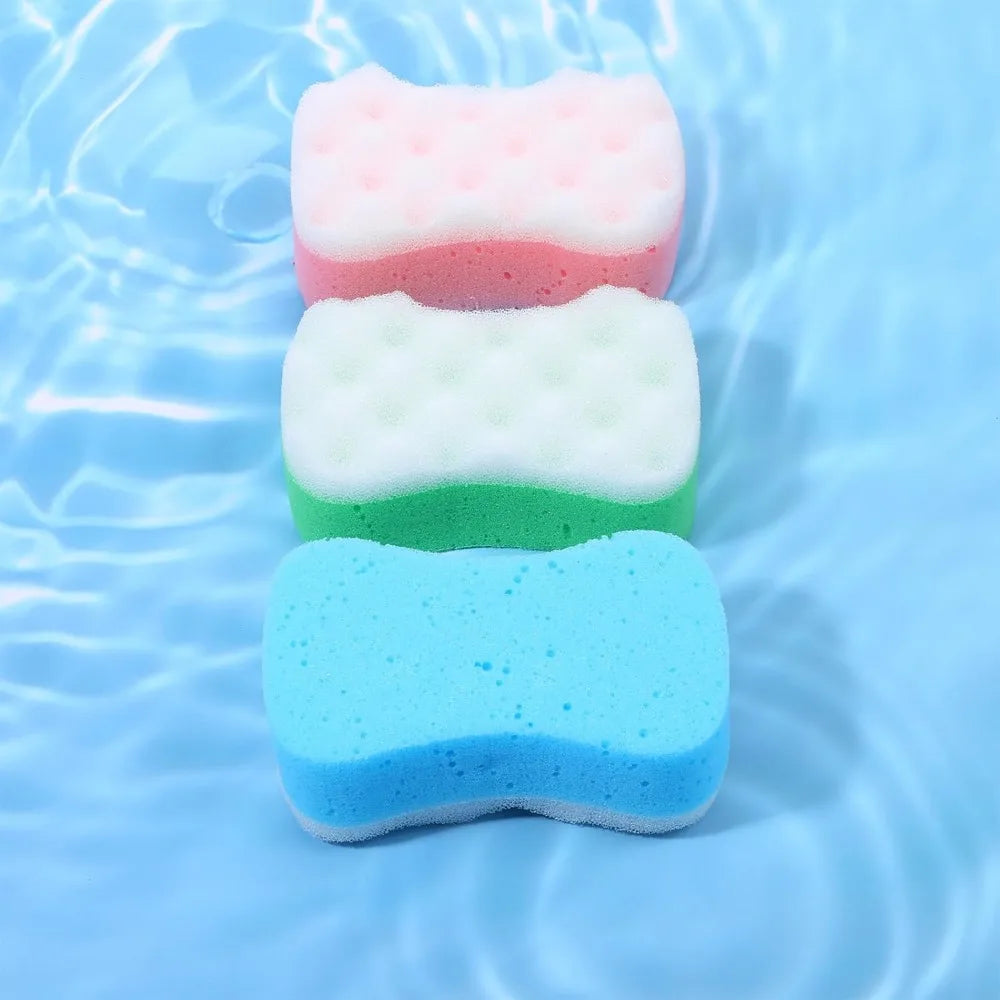 Exfoliating Bath Sponge Pouf | Shower Loofah for Men & Women – 1pc or 3pcs - Zenflow Active