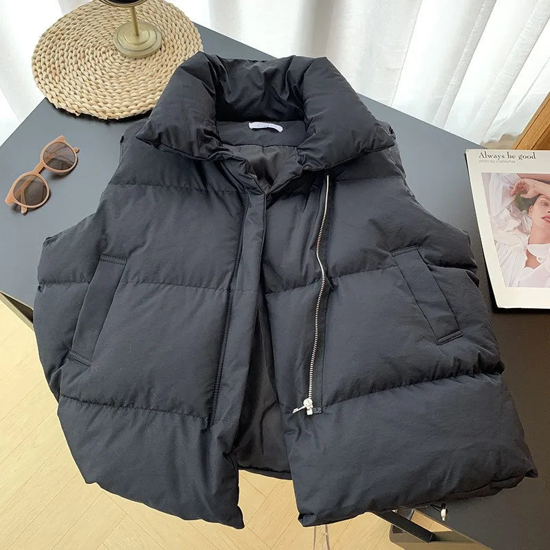 Longline Padded Sleeveless Vest With Adjustable Waist Zenflow Active
