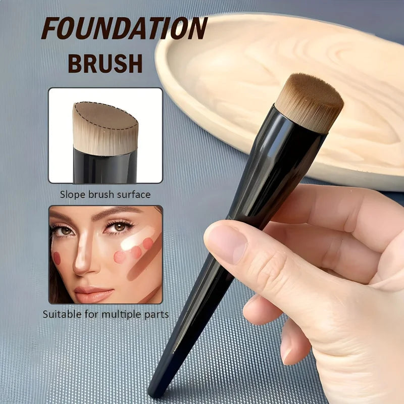 1 Basic Foundation Make-Up Brush Flat Top Brush