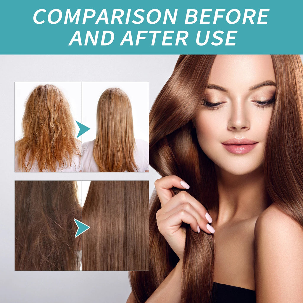 Keratin Hair Straightening Cream Hair Repair Conditioner - Zenflow Active
