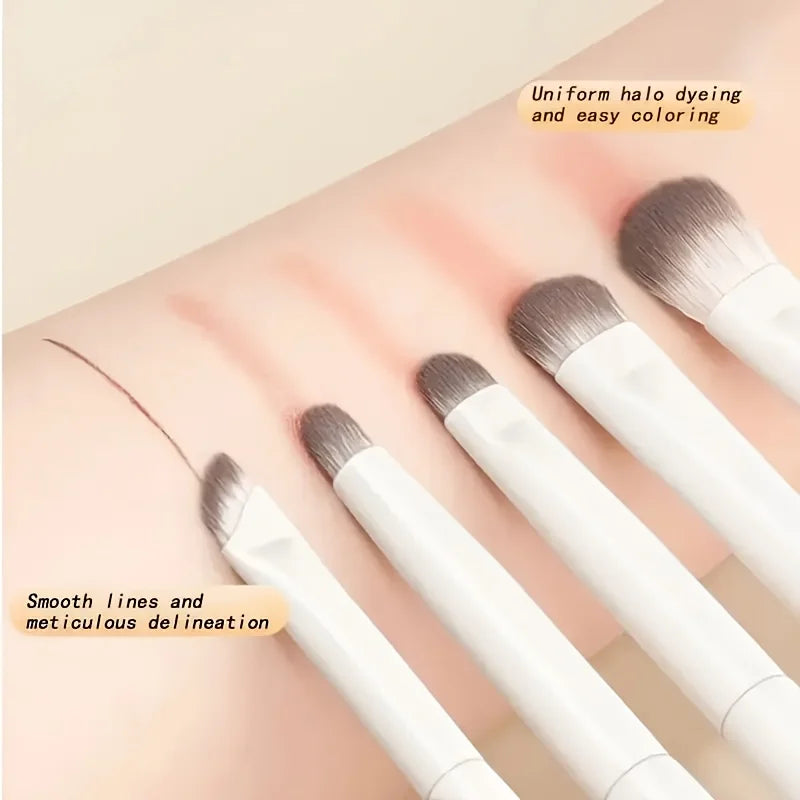 5-Piece Eye Makeup Brush Set - Zenflow Active