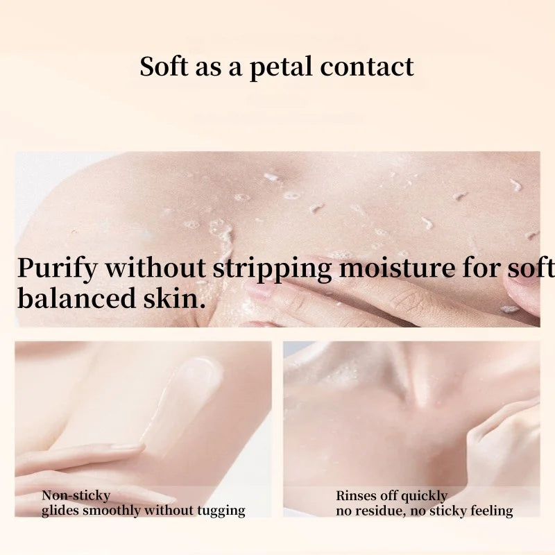 Rose & Walnut Shell Body Scrub | Deep Cleansing Exfoliator with Rose Extract – 350g - Zenflow Active