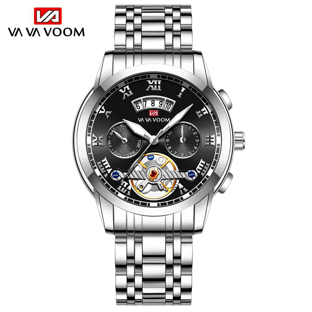 Relogio Masculino Top Brand Men's Luxury Watch Stainless Steel Luminescence Clock - Zenflow Active