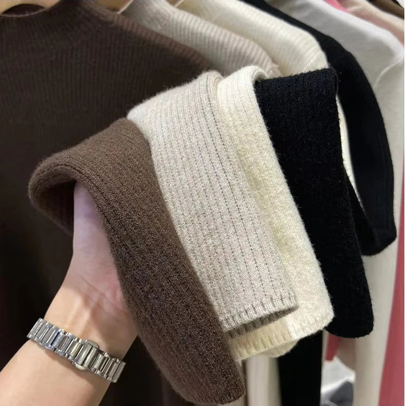 Women's Fleece-Lined Turtleneck Sweater Zenflow Active