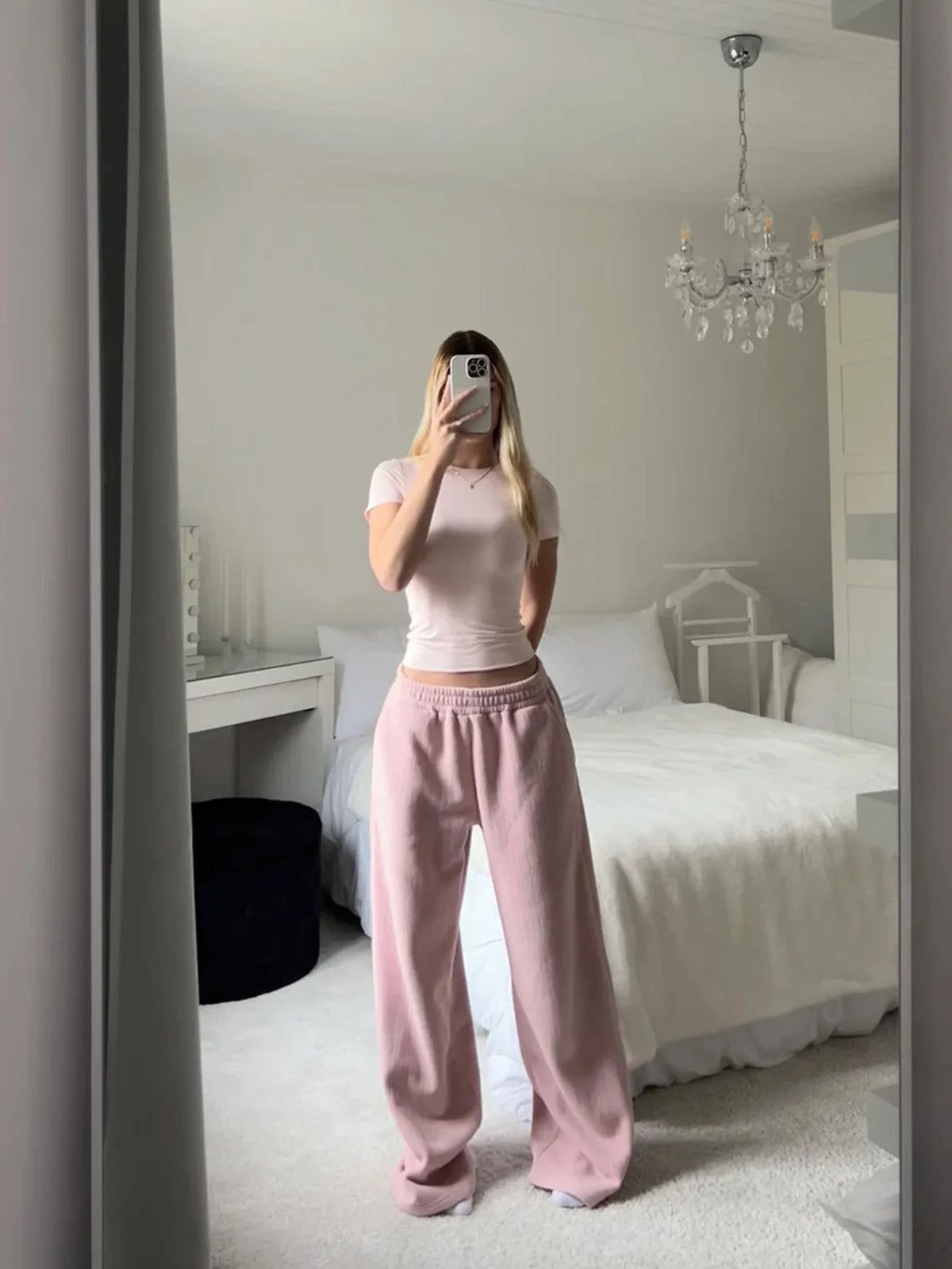 Women's Mid-Waist Wide-Leg Ankle Pants Zenflow Active