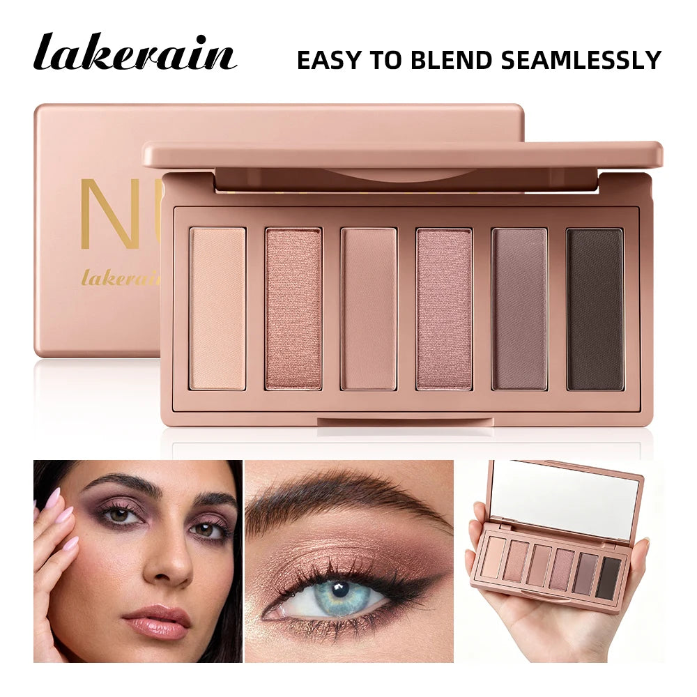 Eyeshadow Palette Long-Lasting Eye Makeup Rich Pigment Neutral Shades Blendable Color Matte Nudes Eyeshadow Palette Woman Makeup - Zenflow Active