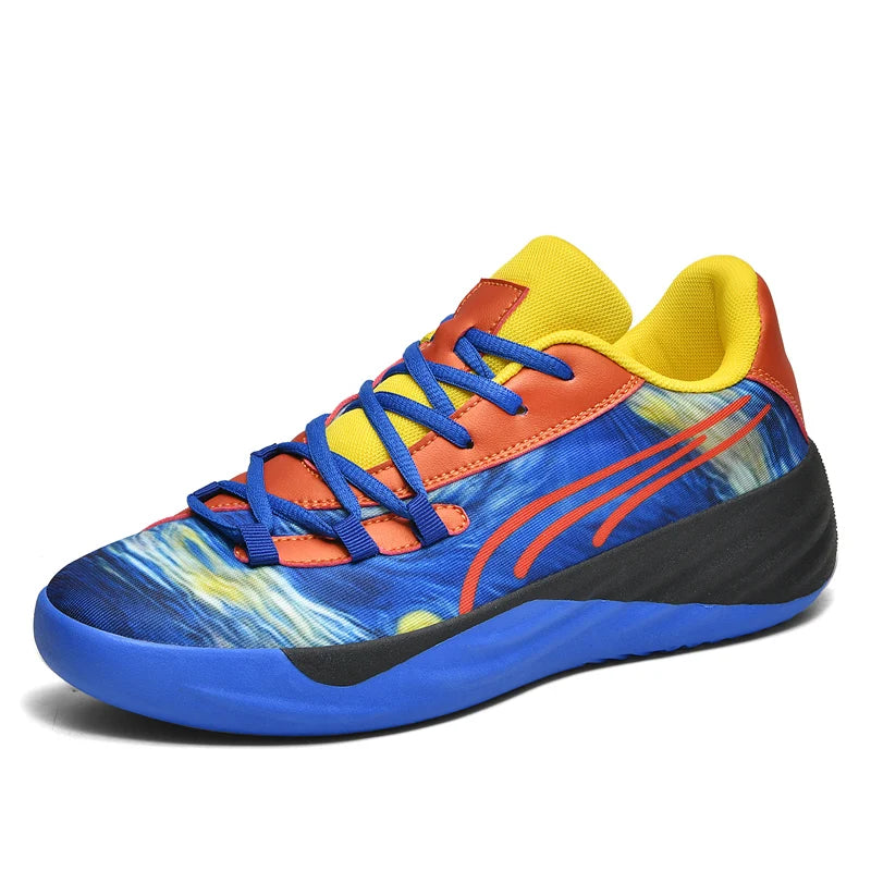 Men's Professional High-Top Basketball Shoes | Breathable Anti-Slip Training & Game Sneakers - Zenflow Active