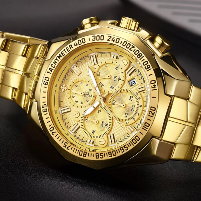 Relogio Masculino Men's 2026 Wrist Watch Chronograph Wristwatch - Zenflow Active