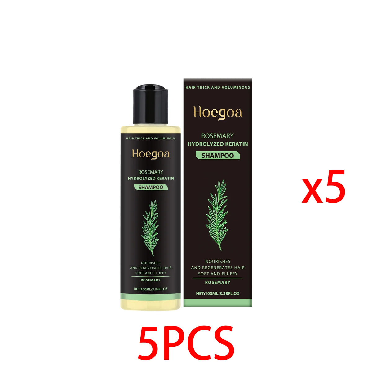 Rosemary Hair Shampoo Volumizing and Thickening Strengthening Hair Oil - Zenflow Active