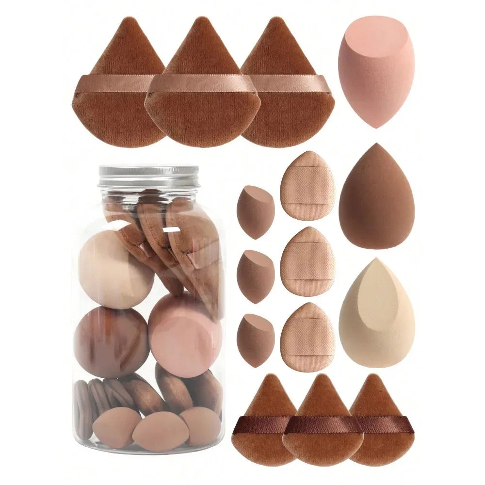 15 Pcs Makeup Sponge Set