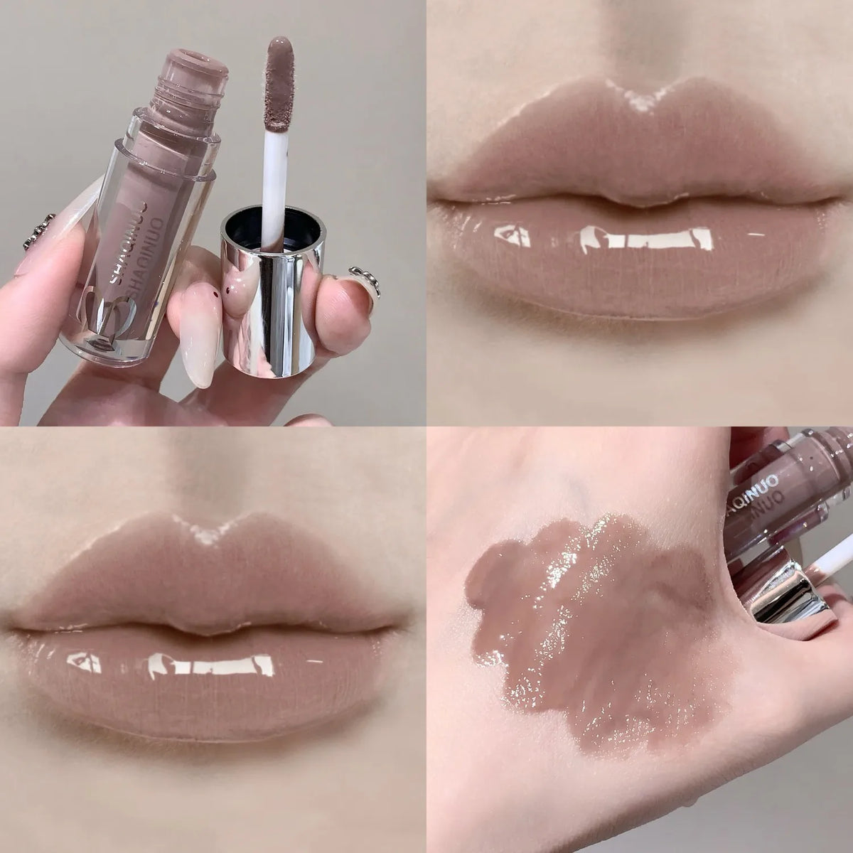 Mirror Finish Lip Gloss — Pearlescent Sparkling Lip Oil by SHAQINUO - Zenflow Active