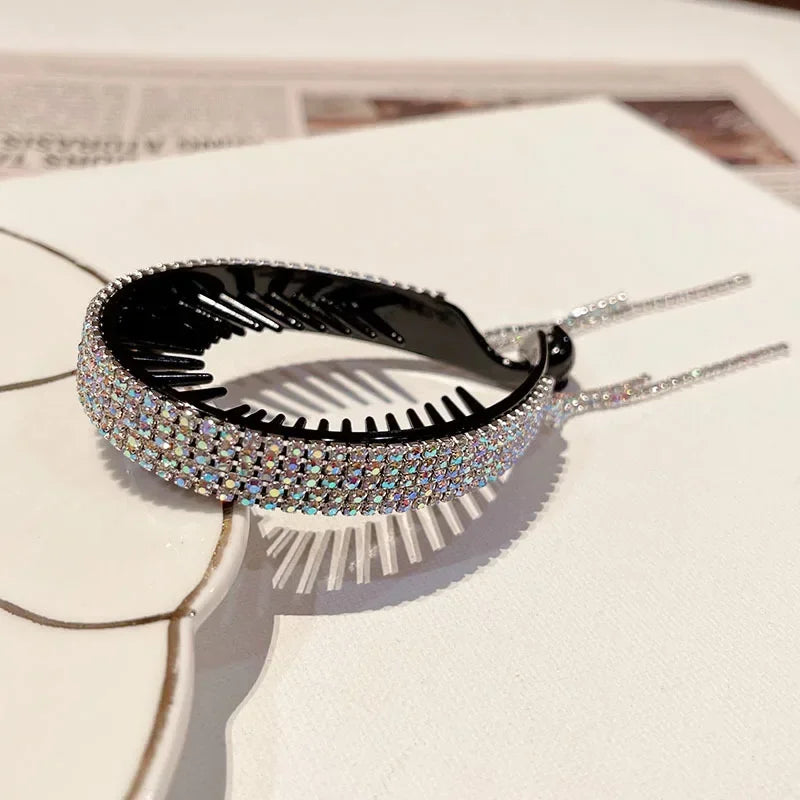 Elegant Luxury Rhinestone Hair Claws - Zenflow Active