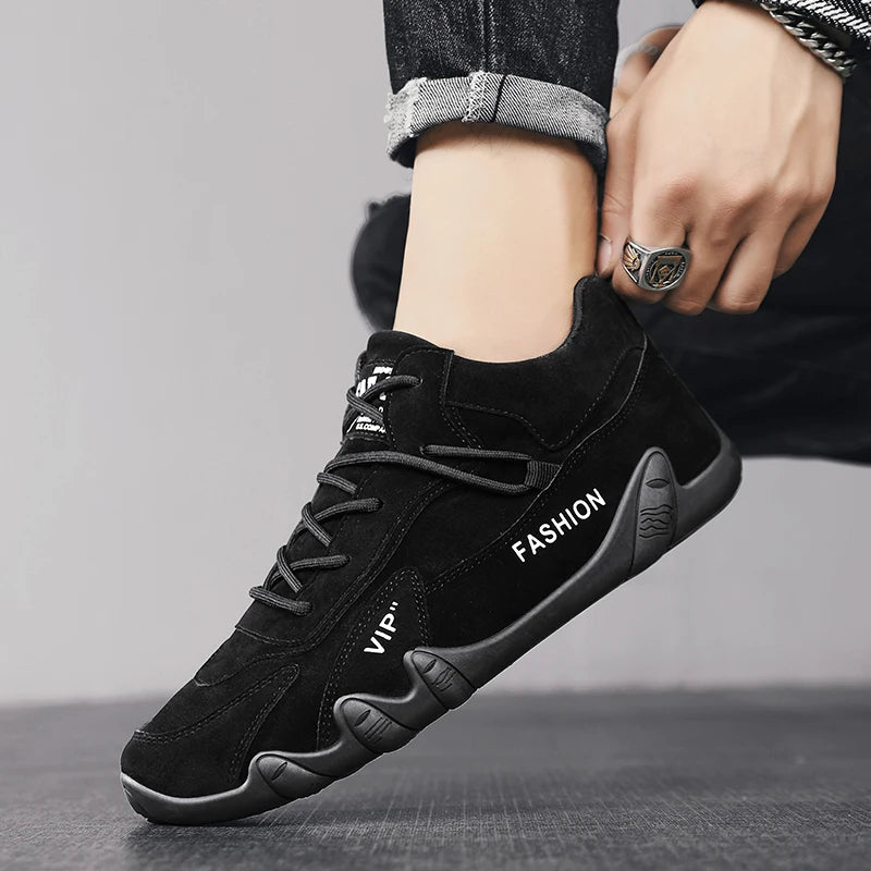 Men's All-Season Hiking & Casual Sneakers — Anti-Slip, Lace-Up, Lightweight - Zenflow Active
