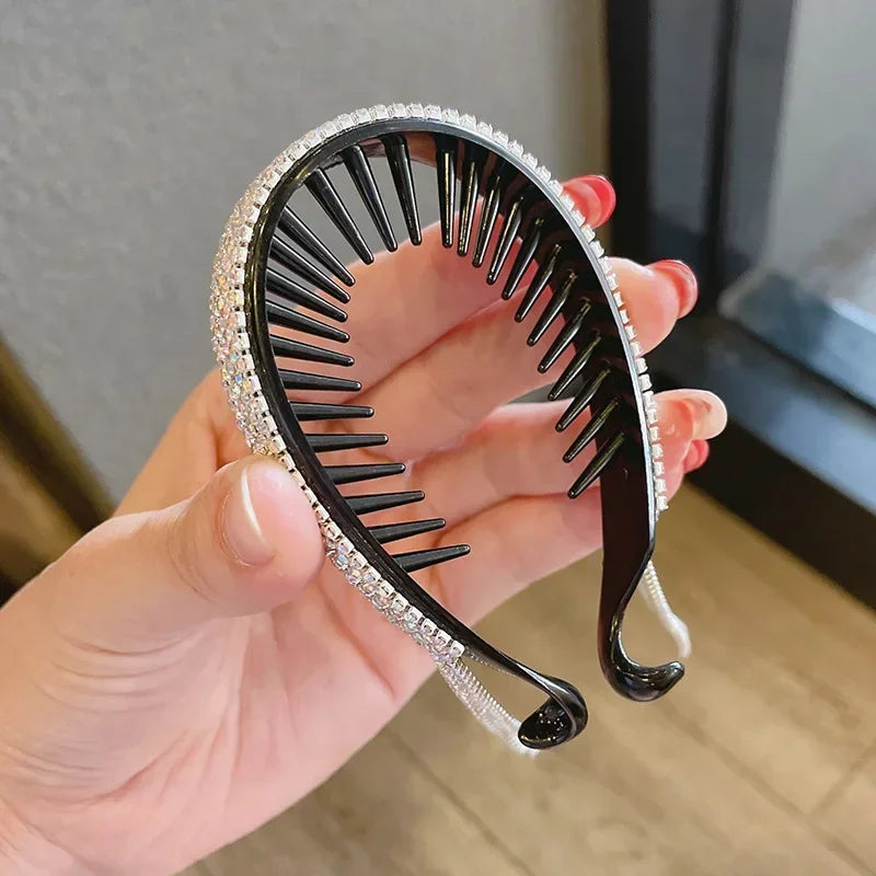 Elegant Luxury Rhinestone Hair Claws - Zenflow Active