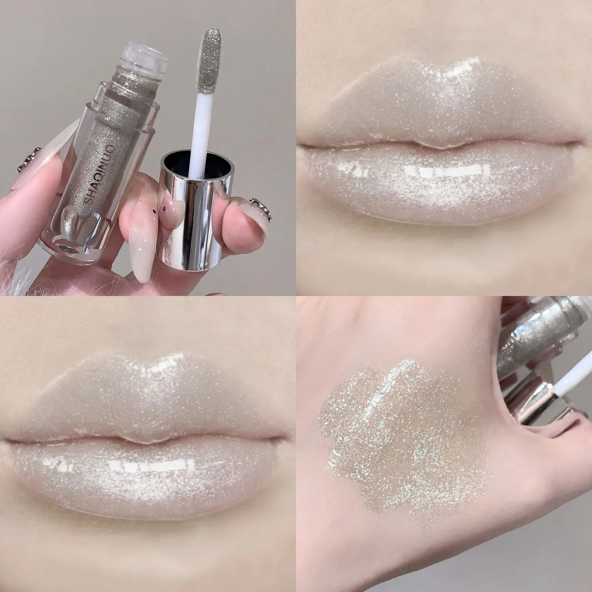 Mirror Finish Lip Gloss — Pearlescent Sparkling Lip Oil by SHAQINUO - Zenflow Active