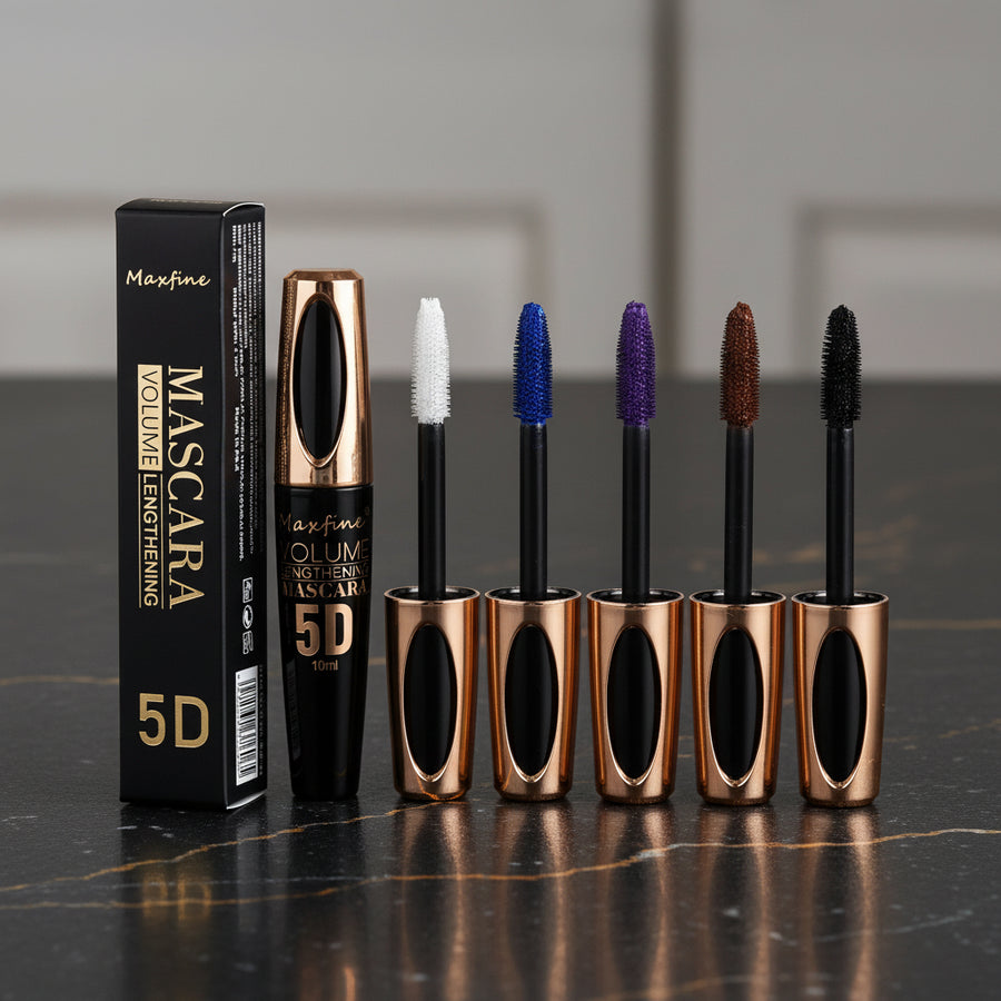 5D Silk Mascara — Volumising, Lengthening, Curling & Waterproof - Zenflow Active