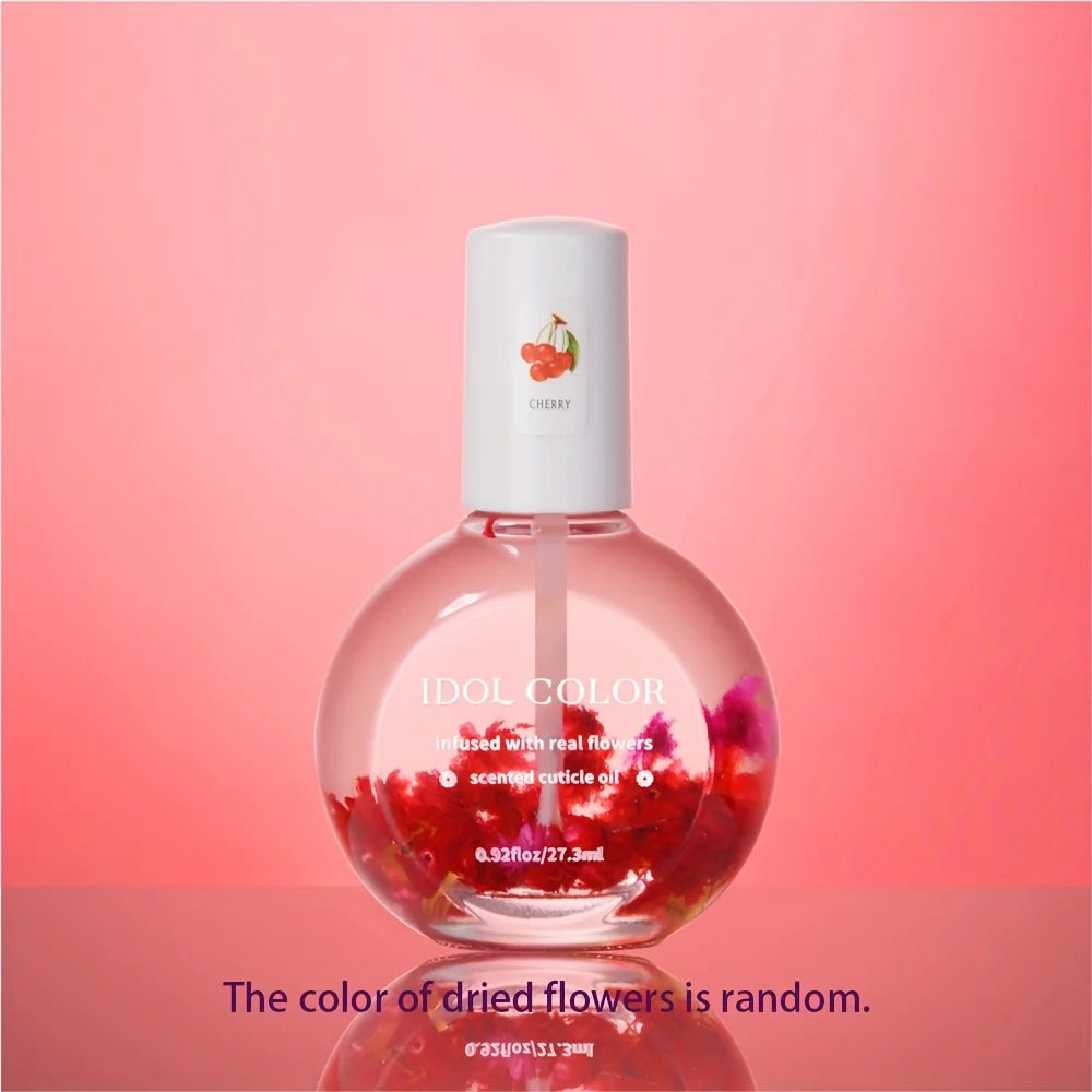 Dried Flower Cuticle Nutrition Oil – Nourishing Nail Treatment with Jojoba, Almond & Avocado | 27ml - Zenflow Active