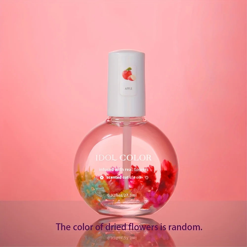 Dried Flower Cuticle Nutrition Oil – Nourishing Nail Treatment with Jojoba, Almond & Avocado | 27ml - Zenflow Active