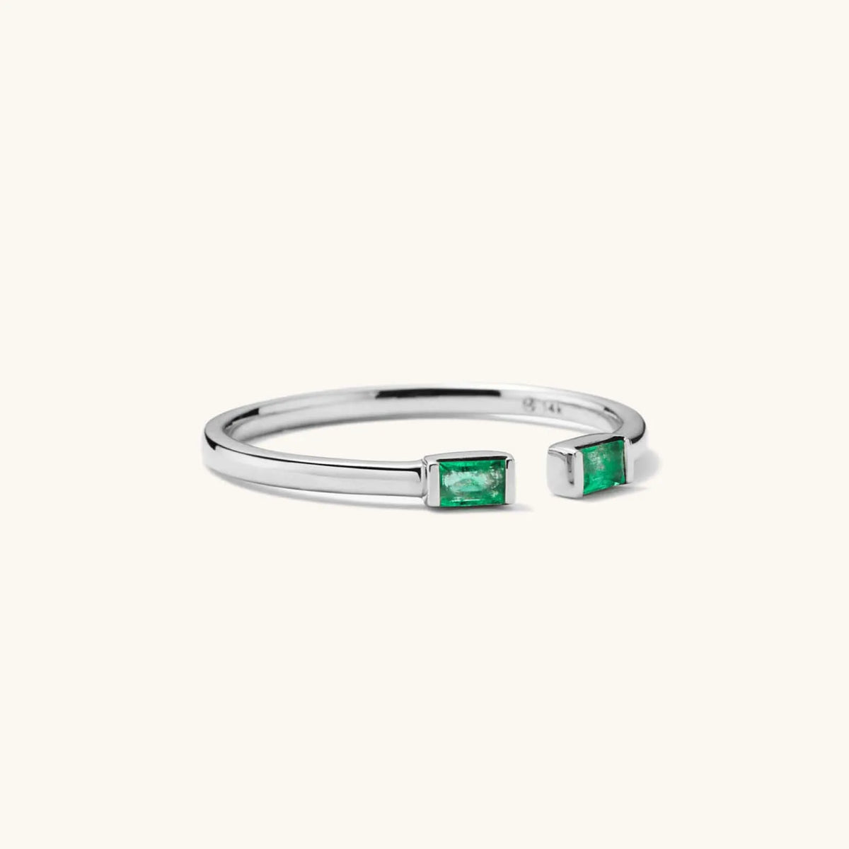 DPLAOPA 925 Sterling Silver Gold Clear Zircon Green Resizable Ring Adjustable Women Luxury Fine Jewellery - Zenflow Active