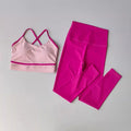 Women's Yoga Set Workout Set 2 Piece High Waist Yoga Leggings Sports Bra Gym Suit Activewear Sports Fitness Set Sports Suit - Zenflow Active