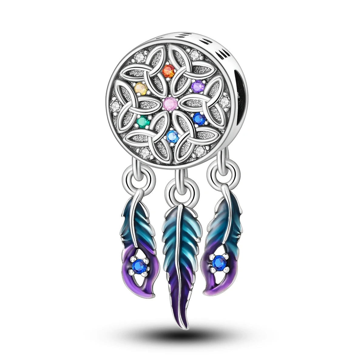 Charms Original 925 Silver Blue Beads Fit Bracelet Pendant Diy For Woman Fine Jewelry - Zenflow Active