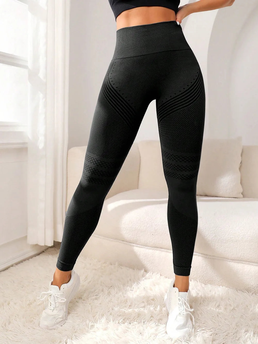 Contour Sculpt Leggings — Lifting, High-Waist, Ankle-Length - Zenflow Active